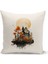Vintage Serisi Çift Tarafı Dijital Baskılı Kırlent Kılıfı (Vintage Cushion Cover) 1