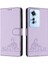 Oppo Için Kılıf Oppo 11F 5g Kedi Rfıd Kart Yuvası Tutucu Kickstand Cüzdan Flip (Yurt Dışından) 5