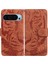 Google Piksel 9 Kickstand Koruyucu Kabartmalı Sevimli Kaplan Için Flip Case (Yurt Dışından) 1