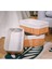 Bambu Naturel 3'lü Düzenleyici Organizer Sepet Seti / Banyo,makyaj Düzenleyici 4