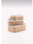 Bambu Naturel 3'lü Düzenleyici Organizer Sepet Seti / Banyo,makyaj Düzenleyici 5