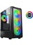 XSR788 I7 4770 16GB Ram 256GB SSD 4gb RX550 Ekran Kartı 24" Dual Curved Oyun Bilgisayarı 2