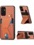 Samsung Galaxy A13 5g Cardholder Için Kılıf Manyetik Tasarım Braketi Standı (Yurt Dışından) 1