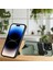 IPhone 14 Için Kılıf Pro Max Cardholder Standı Fonksiyonu Braketi Manyetik (Yurt Dışından) 5