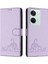 Oneplus Nord 3 Için Kılıf Cüzdan Kapak Çevirin Kart Yuvası Tutucu Kickstand Kedi (Yurt Dışından) 1