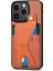 IPhone 14 Için Kılıf Pro Max Cardholder Standı Fonksiyonu Braketi Manyetik (Yurt Dışından) 3
