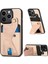 IPhone 13 Için Kılıf Pro Standı Fonksiyonu Manyetik Tasarım Cardholder Braketi (Yurt Dışından) 1