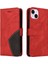 IPhone 15 Artı Kickstand Koruyucu Pu Deri Flip Folio Kılıf (Yurt Dışından) 1