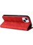 IPhone 15 Artı Kickstand Koruyucu Pu Deri Flip Folio Kılıf (Yurt Dışından) 5