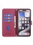 IPhone 13 Için Flip Case Kart Yuvaları Tutucu Iş Basit Tarzı Cüzdan Pu (Yurt Dışından) 2