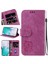 Samsung Galaxy A16 Flip Folio Kart Cep Kabartmalı Sevimli Kaplan (Yurt Dışından) 3