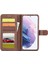 Samsung Galaxy S21 Artı Kart Yuvaları Cüzdan Buzağı Doku Flip Case (Yurt Dışından) 4