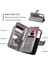 Samsung Galaxy S21 Kickstand Manyetik 9 Kart Yuvaları Pu Deri Kılıf (Yurt Dışından) 4