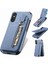 IPhone Xs Max Için Kılıf Standı Manyetik Araç Montaj Crad Yuvası Fermuar Cüzdan (Yurt Dışından) 3