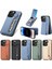 IPhone 14 Için Kılıf Pro Standı Manyetik Araç Montaj Fermuar Crad Yuvası Cüzdan (Yurt Dışından) 4