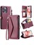 Cüzdan Crossbody Kılıf IPhone 14 Pro Max Kart Tutucu Fermuar Faturaları Yuvası (Yurt Dışından) 1