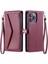 IPhone 14 Pro Için Cüzdan Crossbody Durumda Rfıd Engelleme Cüzdan Durumda (Yurt Dışından) 5