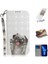 3D Boyalı Koruyucu Kılıf IPhone 15 Pro Kordon Pu Deri Kart Yuvaları (Yurt Dışından) 1