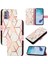 Nokia G310 5g Kickstand Pu Deri Mermer Desen Cüzdan Için Kılıf (Yurt Dışından) 5