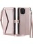 Cüzdan Crossbody Kılıf IPhone 13 Kart Tutucu Fermuar Faturaları Yuvası Cüzdan (Yurt Dışından) 1