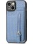 IPhone 14 Için Kılıf Crad Yuvası Cüzdan Manyetik Araç Montaj Standı Fermuar (Yurt Dışından) 4