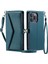 Cüzdan Crossbody Durumda IPhone 13 Pro Max Rfıd Engelleme Fermuar Faturaları (Yurt Dışından) 5