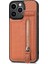 IPhone 14 Için Kılıf Pro Standı Manyetik Araç Montaj Fermuar Crad Yuvası Cüzdan (Yurt Dışından) 3