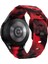 Samsung Galaxy Watch Fe Için Renkli Klasik Prizma Desenli Silikon Kayış-Kordon KRD-116 3