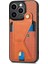 IPhone 13 Için Kılıf Pro Standı Fonksiyonu Manyetik Tasarım Cardholder Braketi (Yurt Dışından) 3