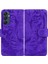 Samsung Galaxy M35 Kabartmalı Sevimli Kaplan Deri Cüzdan Için Flip Case (Yurt Dışından) 1