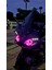 Bajaj Pulsar RS200 2015 -2024 Model Uyumlu Angel Neon LED Halka Tak Çalıştır Pembe Renk 2
