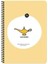 Hisli Şeyler Spiralli Hallederiz Karton Kapak 80 Yaprak C5 Çizgili Defter 1