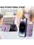 IPhone 14 Için Kılıf Pro Standı 7 Kart Yuvaları Fermuar Kapatma Ayarlanabilir (Yurt Dışından) 3