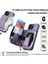 IPhone 14 Için Kılıf Pro Standı 7 Kart Yuvaları Fermuar Kapatma Ayarlanabilir (Yurt Dışından) 5
