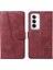 Oppo Filp 12 5g Için Filp Durumda Preslenmiş Pu Deri Cüzdan Telefon Kılıfı ile (Yurt Dışından) 5
