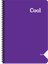 Defter A4 40 Yaprak Çizgili Plastik Kapak Spiralli Cool Defter 4