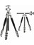 HT-T03 Çok Fonksiyonlu 360 Crossbar Tripod Profesyonel Yatak Dikey Panaromik Başlı Tripod Makro Hassas 160 cm 1