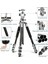 HT-T03 Çok Fonksiyonlu 360 Crossbar Tripod Profesyonel Yatak Dikey Panaromik Başlı Tripod Makro Hassas 160 cm 5