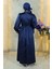 Moda Mihram Incili Saten Abiye Lacivert 19121 4