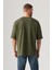 Erkek Loose Kalıp Yeşil T Shirt A9252-0002 2