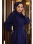 Missvalle Taş Detaylı Kemerli Elbise Indigo 19115 2