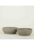 2 Adet Çift Taban Beton Bonsai, Orkide ve Aranjman Saksısı 2