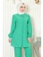 Missvalle Taş Detaylı Takım Yeşil 19902 2