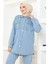 Missvalle Cepli Taş Detaylı Kot Takım Açık Mavi 19207 2
