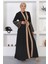 Missvalle Dantel Detaylı Abaya Vizon 12212 4