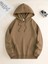 Kadın Hoodie 3 Iplik Kanguru Cep Oversize Bol Kesim Içi Pamuklu Şardonlu Okul Sweatshirt 1