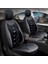 dacia Sandero Yeni Kasa Lüx Oto Koltuk Kılıfı Ön Arka Takım Deri Kadife Detaylı Prosev Siyah Gri 1