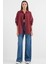 3900 Oversize Uzun Basic Gömlek - Mürdüm 2