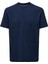 Erkek Onskıan Kare Desenli Kısa Kollu Pamuklu T-Shirt 22028692 Lacivert 1