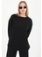 Kadın Uzun Kollu Bisiklet Yaka 3 Iplik Sweatshirt 2